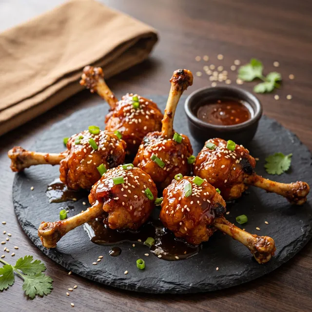 Chicken Lollipop in Honey Chilli Sauce