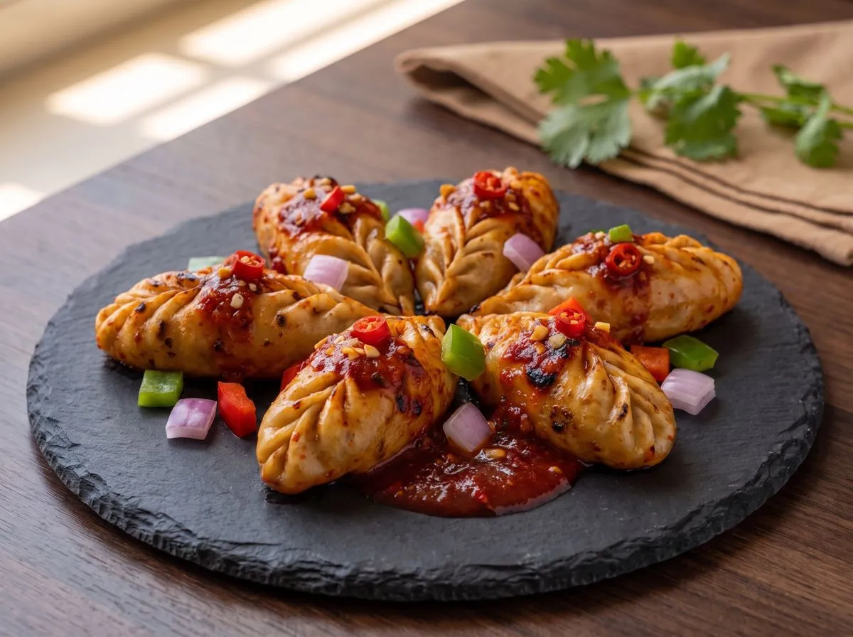Devil Chicken Momos