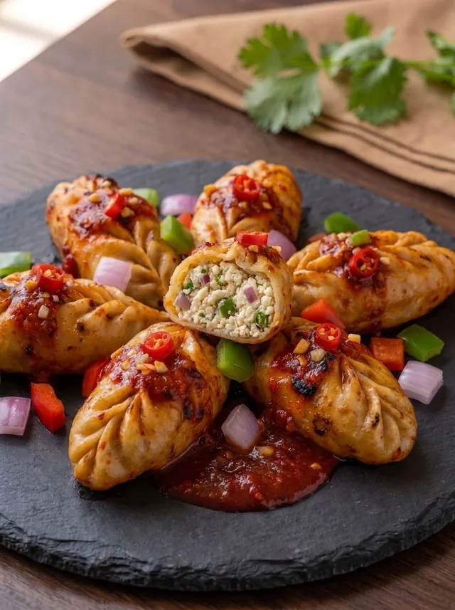 Devil Paneer Momos