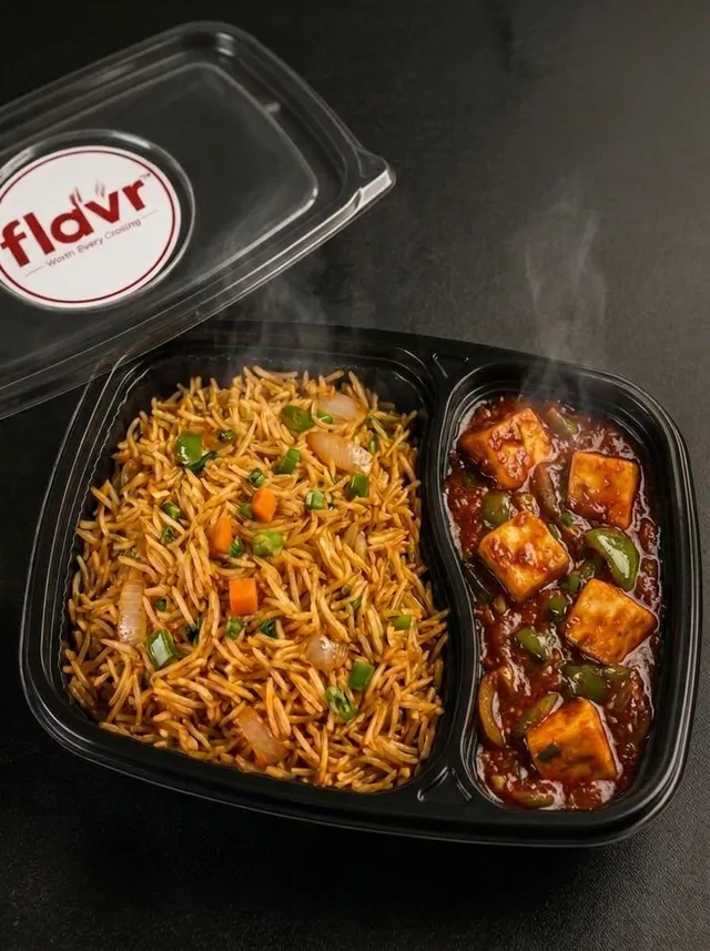 Dragon Chilli Paneer Fried Rice Bowl