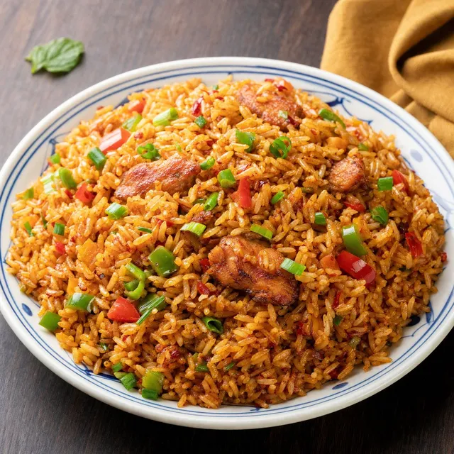Fiery Chilli Garlic Chicken Fried Rice