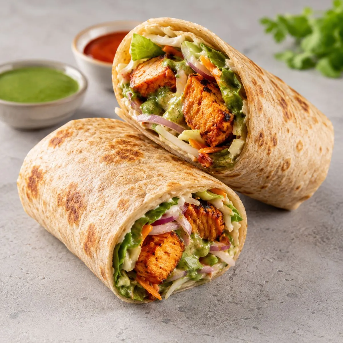 Paneer Tikka Whole Wheat Wrap
