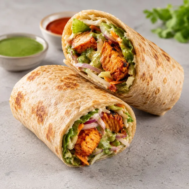 Paneer Tikka Whole Wheat Wrap
