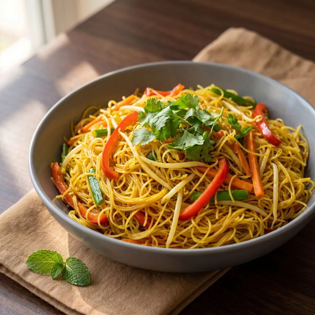 Singapore Street Veg Noodles