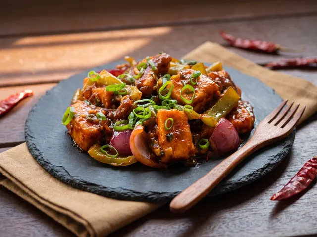 Street Style Chilli Paneer Dry