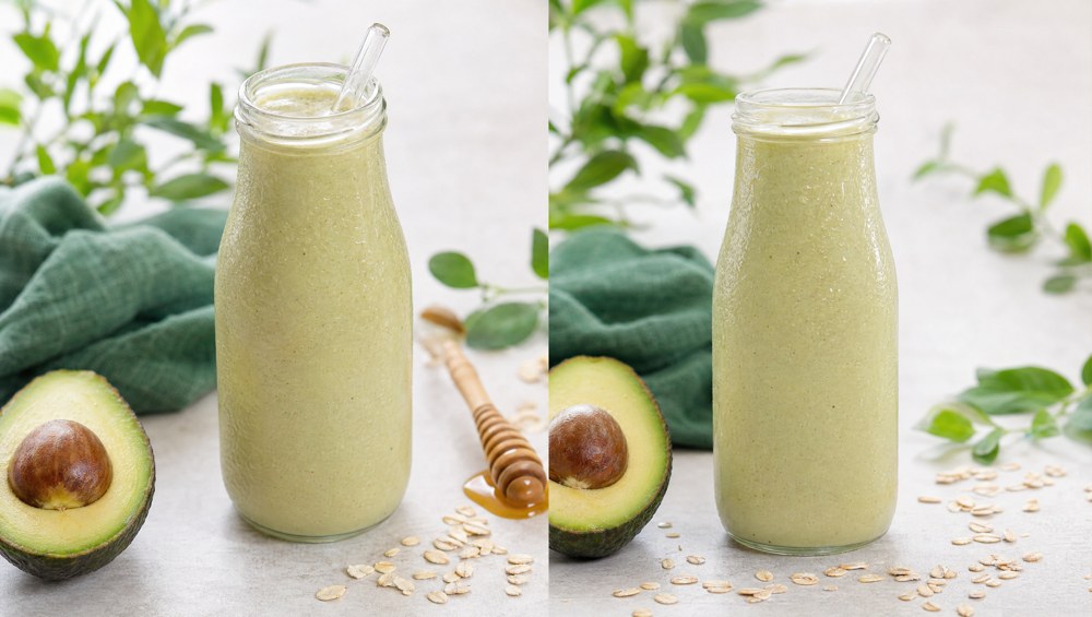 Avocado Oats Smoothie