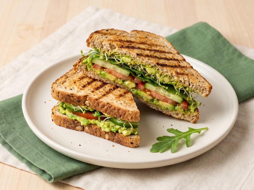 Avocado Veggie Sandwich