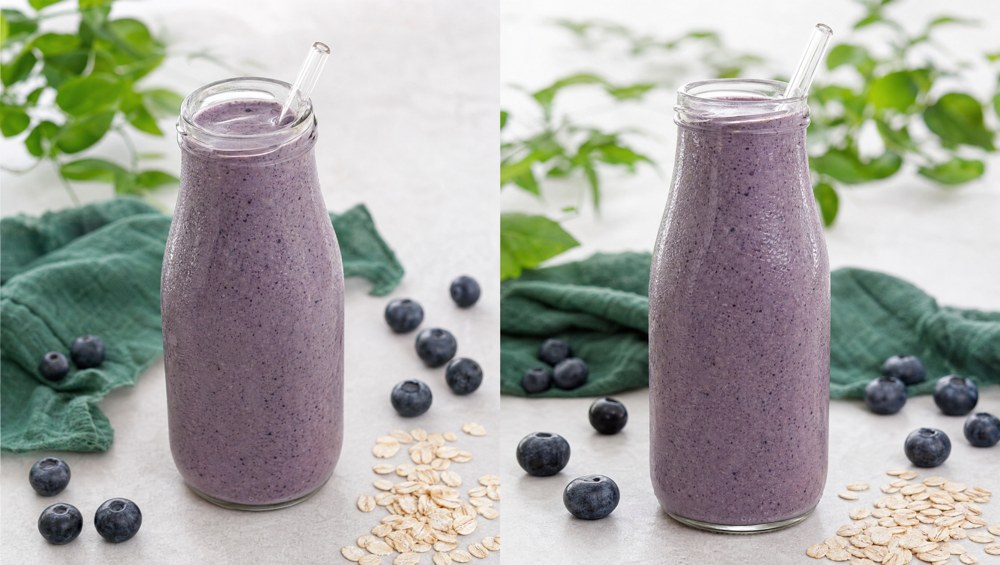Blueberry Oats Smoothie