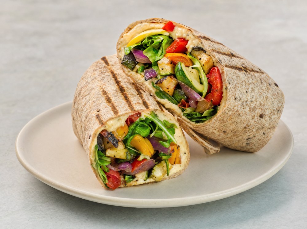 Hummus Veggie Wrap